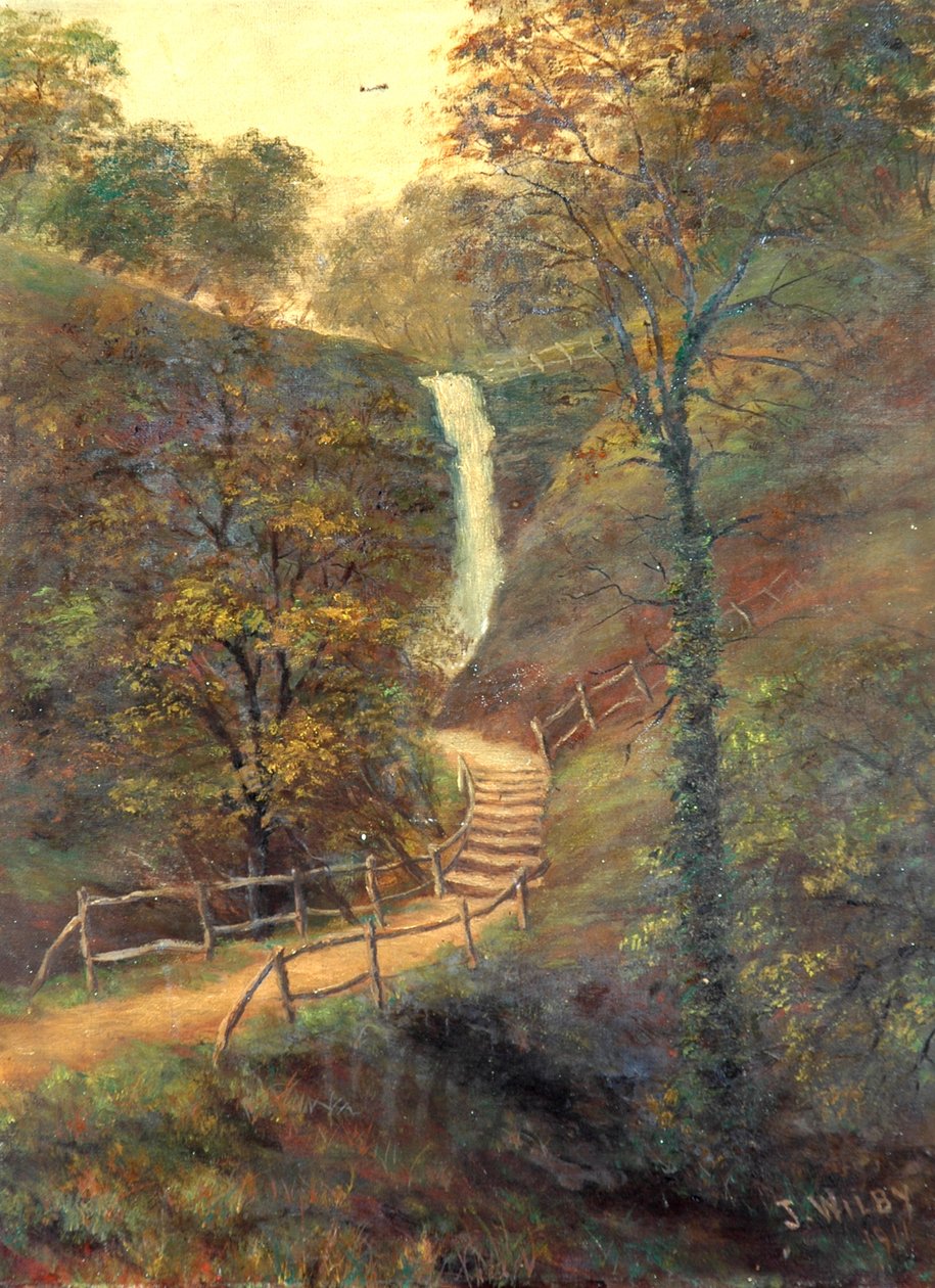 Shanklin Chine, Isle of Wight, 1911 af J. Wilby