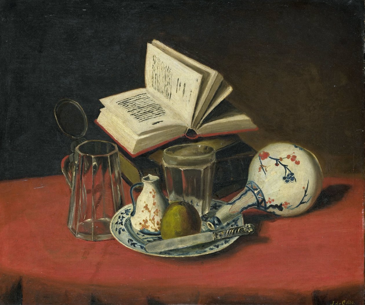 Stilleben af J. de Clercq (schilder)