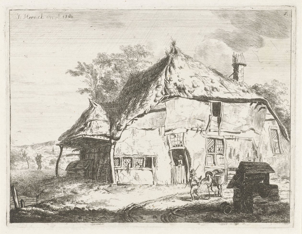 Gård ved en brønd af Jabes Heenck