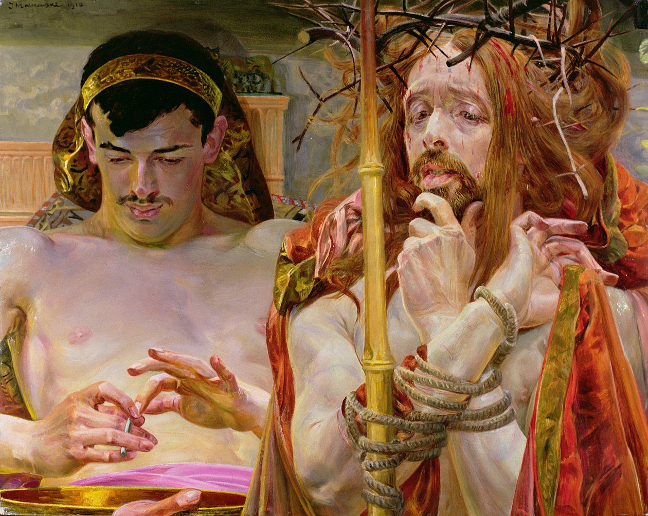 Kristus med Pilatus af Jacek Malczewski