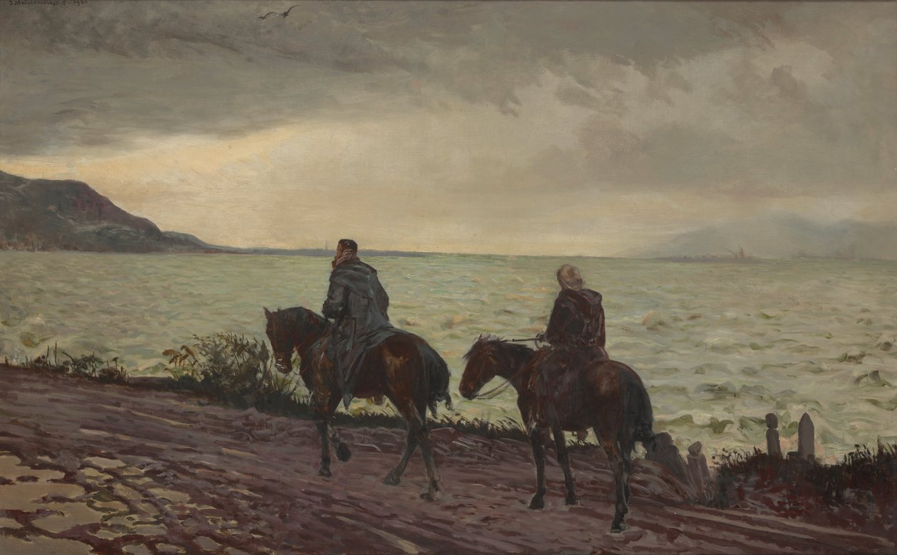 Don Quijote og Sancho Panza af Jacek Malczewski
