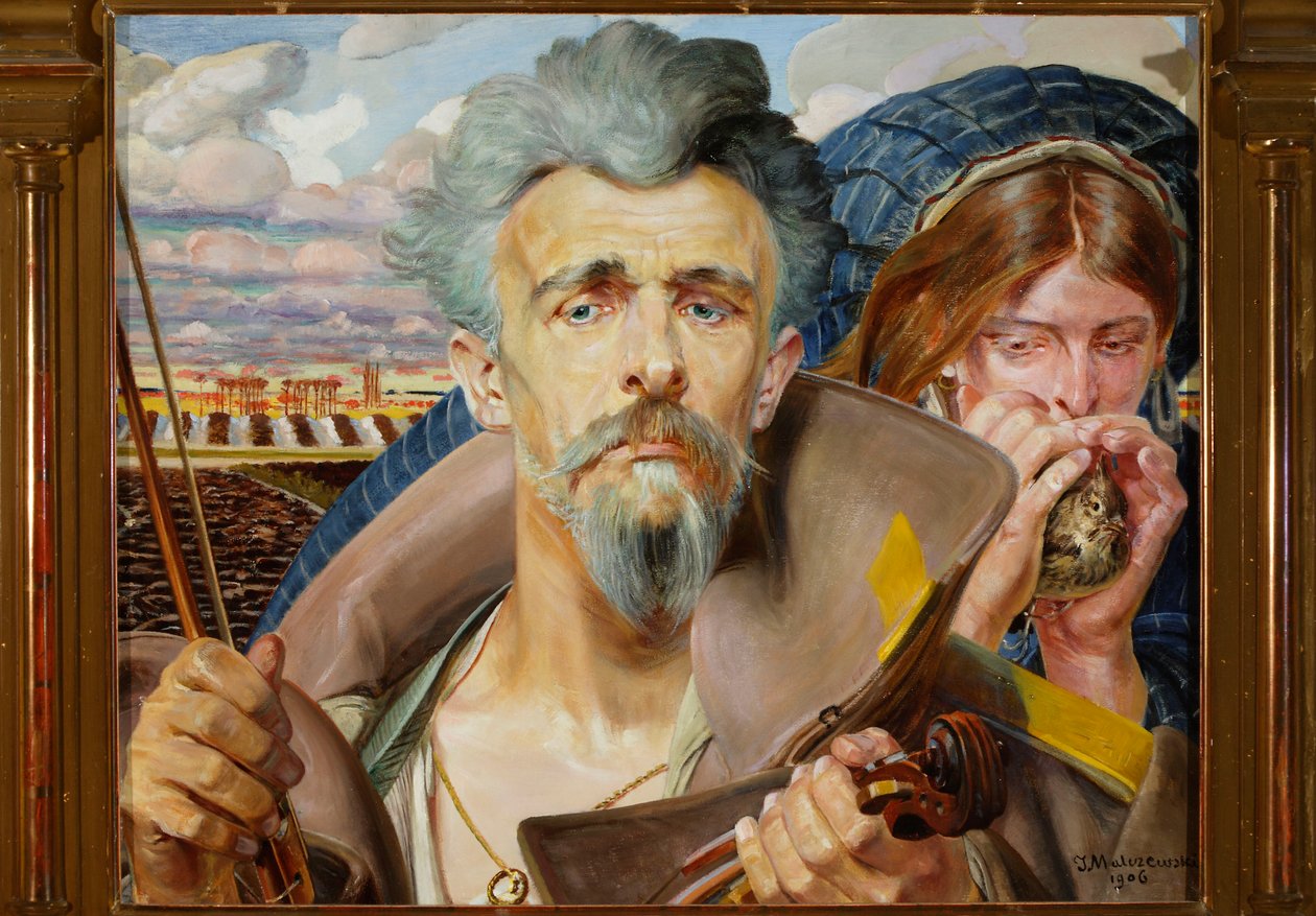 Musik - midterdel af en triptykon af Jacek Malczewski