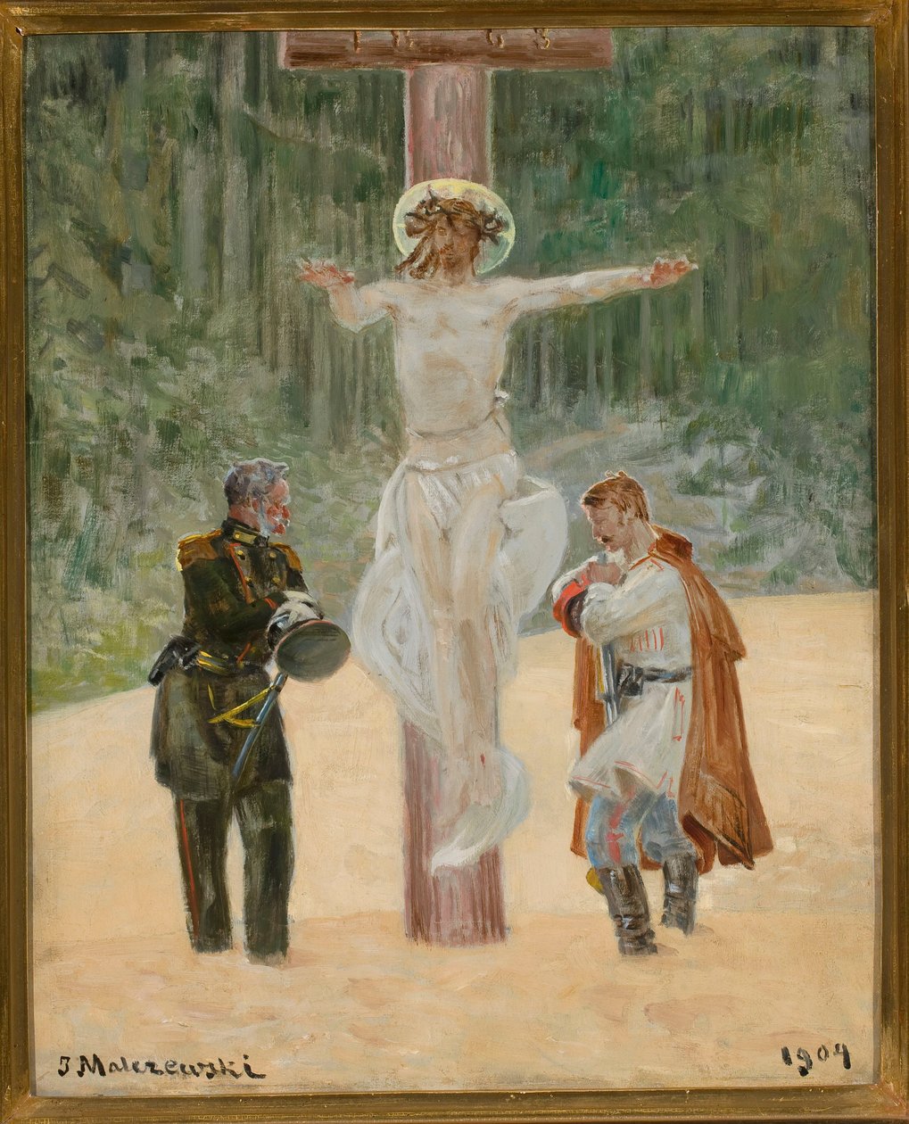 Forsoning (Symbolsk scene fra opstanden i 1863) af Jacek Malczewski