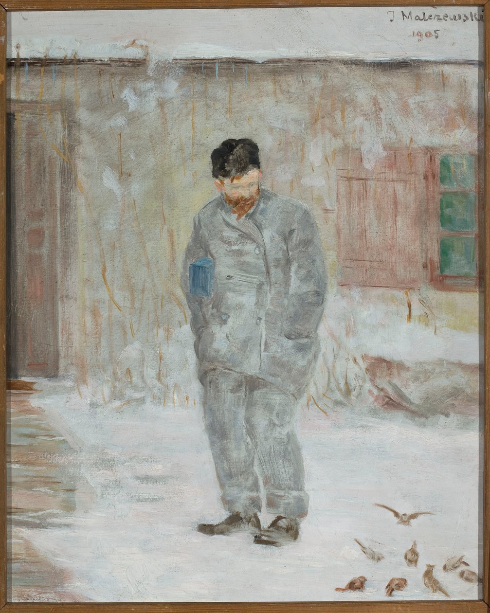 Portræt af Adolf Dygasiński af Jacek Malczewski