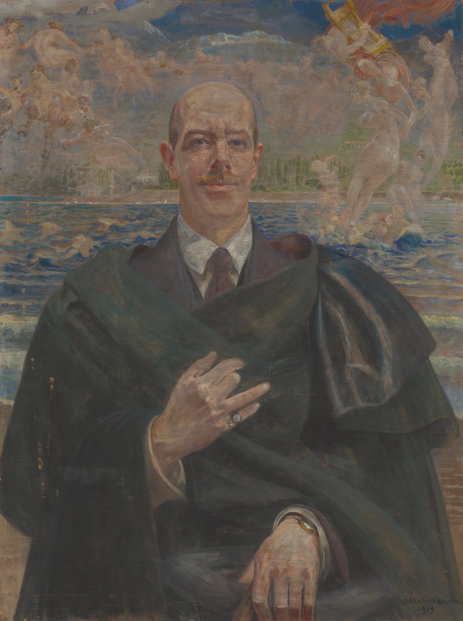 Portræt af Alfred Biesiadecki af Jacek Malczewski