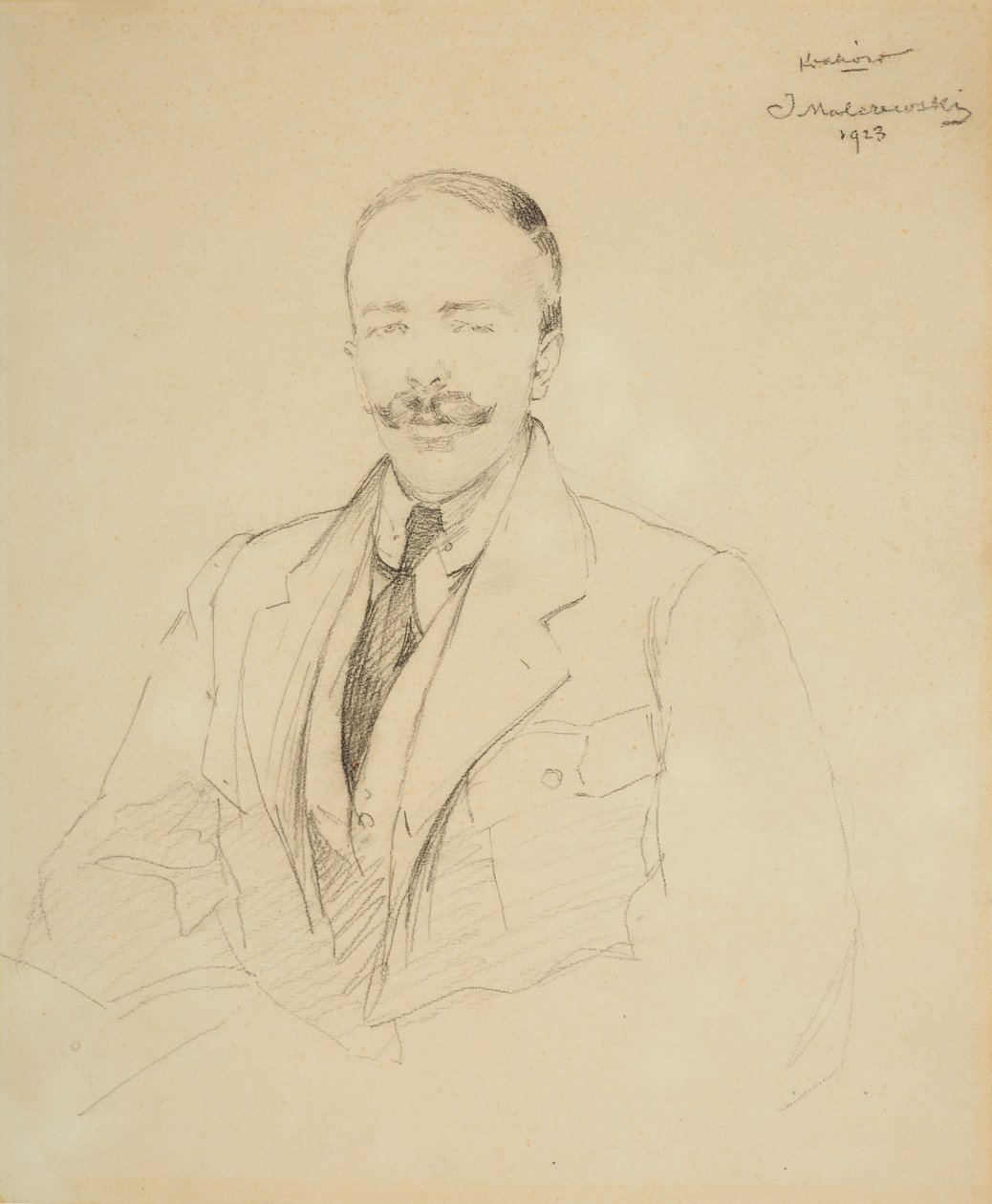 Portræt af Feliks Konopka (1888–1982) af Jacek Malczewski