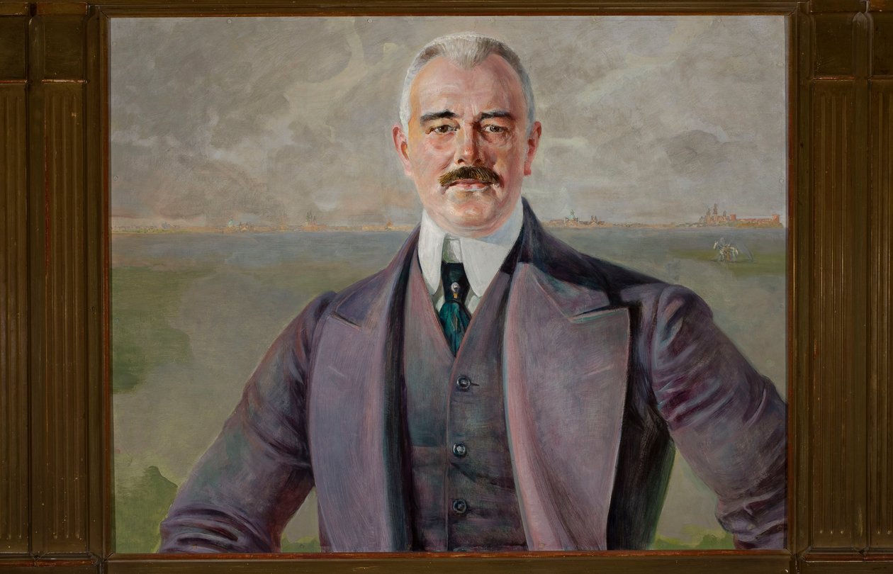 Portræt af J. Armółowicz af Jacek Malczewski