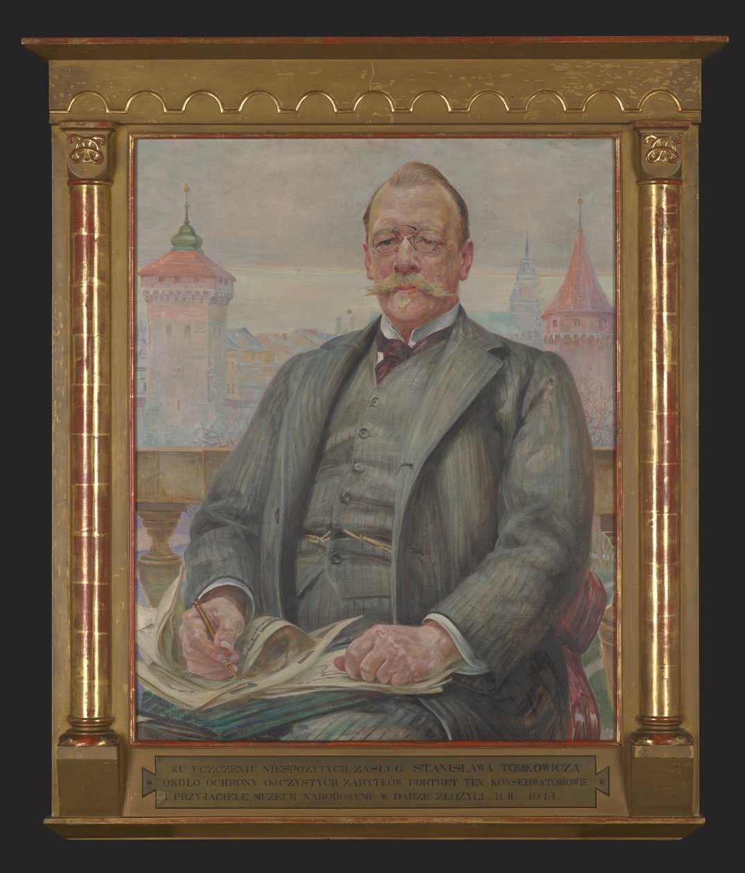 Portræt af Stanisław Tomkowicz af Jacek Malczewski