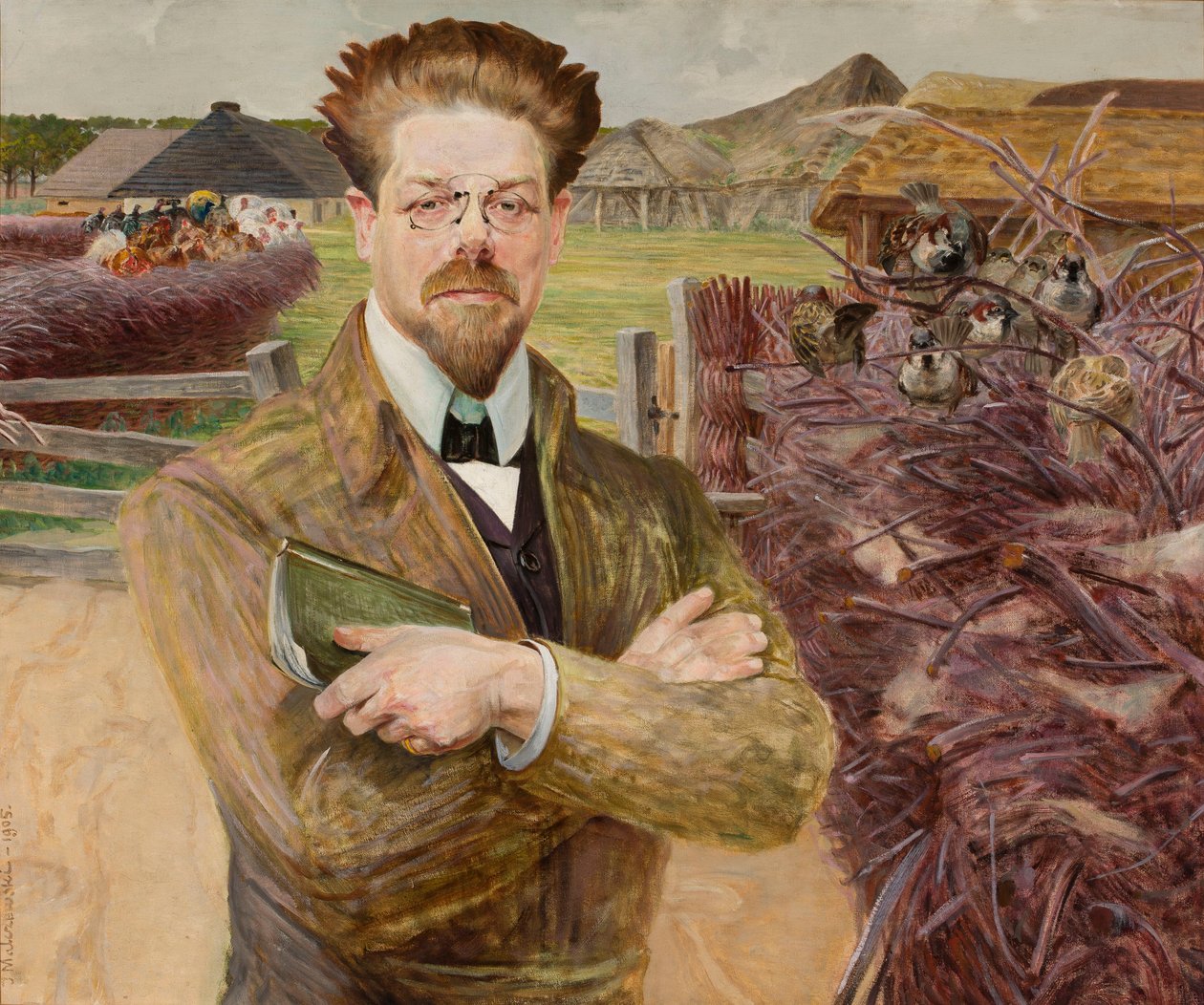 Portræt af Władysław Reymont af Jacek Malczewski