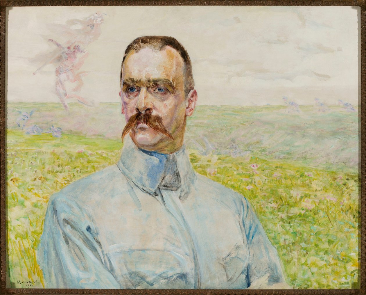 Portræt af brigadegeneral Józef Piłsudski af Jacek Malczewski
