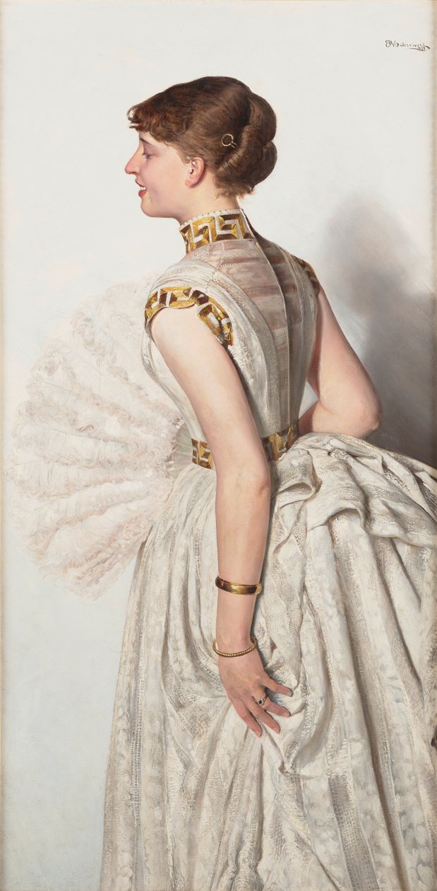 Portræt af den forlovede af Jacek Malczewski