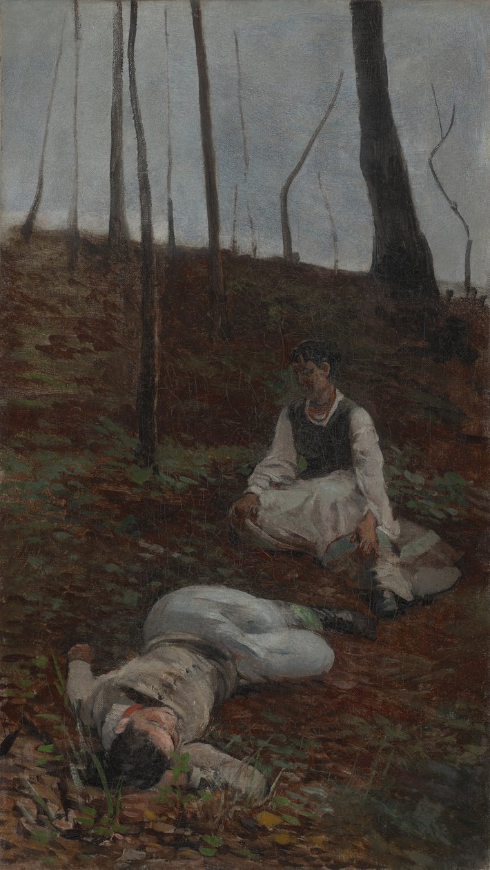 En scene fra »Balladyna« af Jacek Malczewski