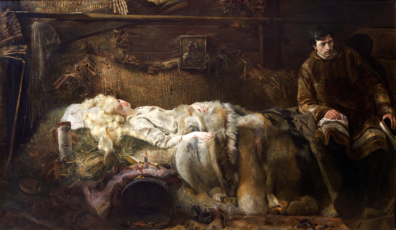 Ellenais død af Jacek Malczewski