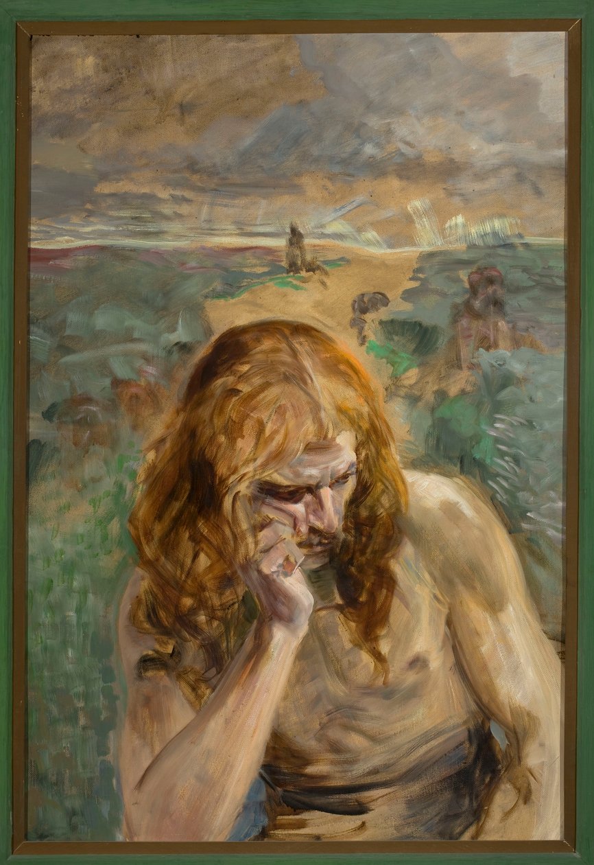 Den hellige Johannes Døberen af Jacek Malczewski