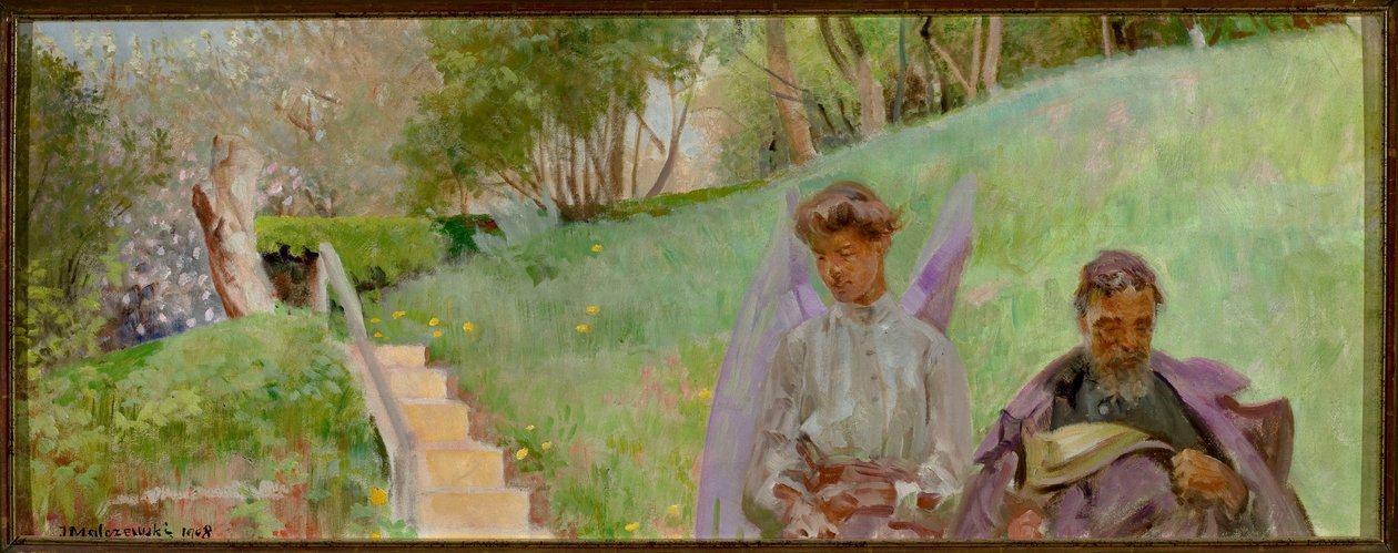 Om foråret (Om efteråret) af Jacek Malczewski