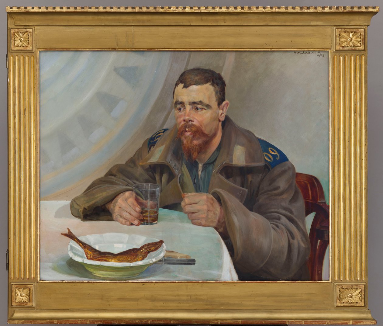 Den landflygtige - triptikkens højre del af Jacek Malczewski