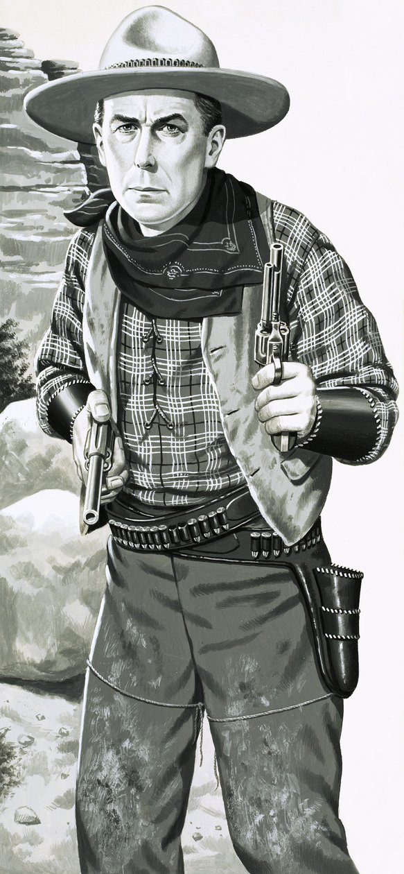 William S. Hart. Cowboy-skuespiller fra stumfilmene af Jack Keay