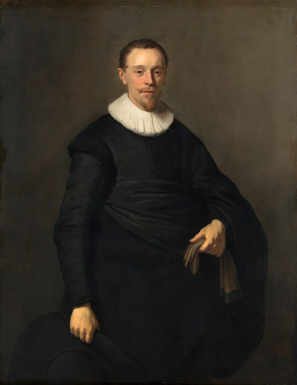 Portræt af en mand af Jacob Adriaensz Backer