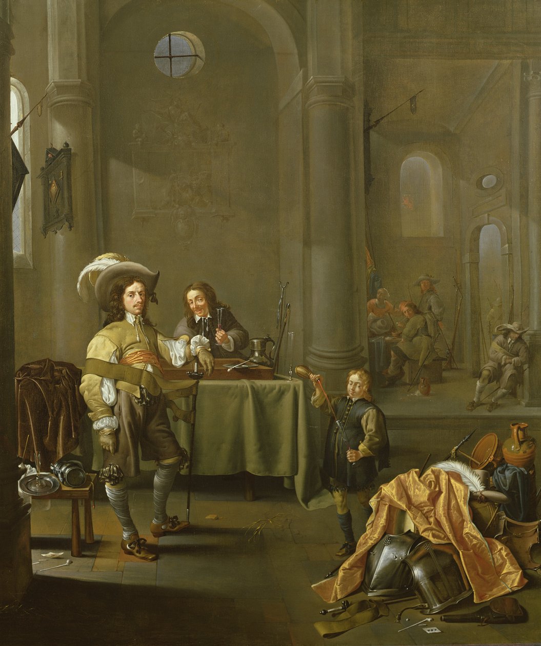 Fejring af den hollandske milits