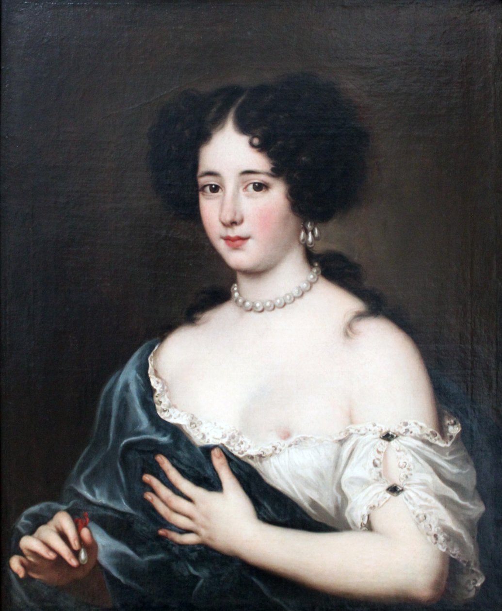 Clelia Cesarini Colonna (1655-1735), prinsesse af Sonnino, som Cleopatra af Jacob Ferdinand Voet