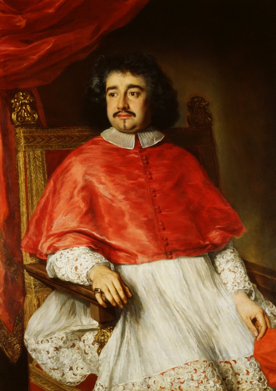 Portræt af Flavio Chigi af Jacob Ferdinand Voet