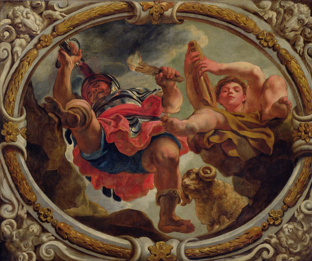 Vædderen, fra stjernetegnene (se også 196700 til 196711) af Jacob Jordaens