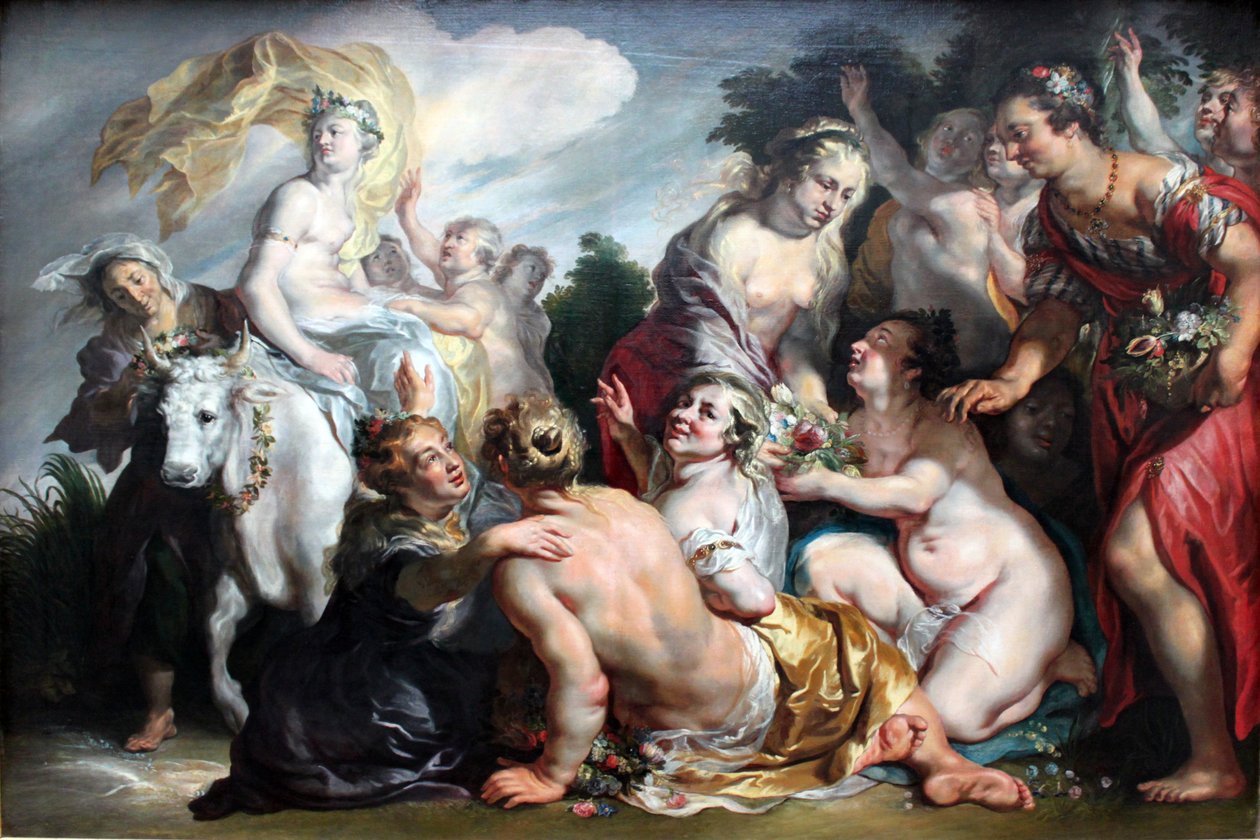 Røveriet af Europa af Jacob Jordaens