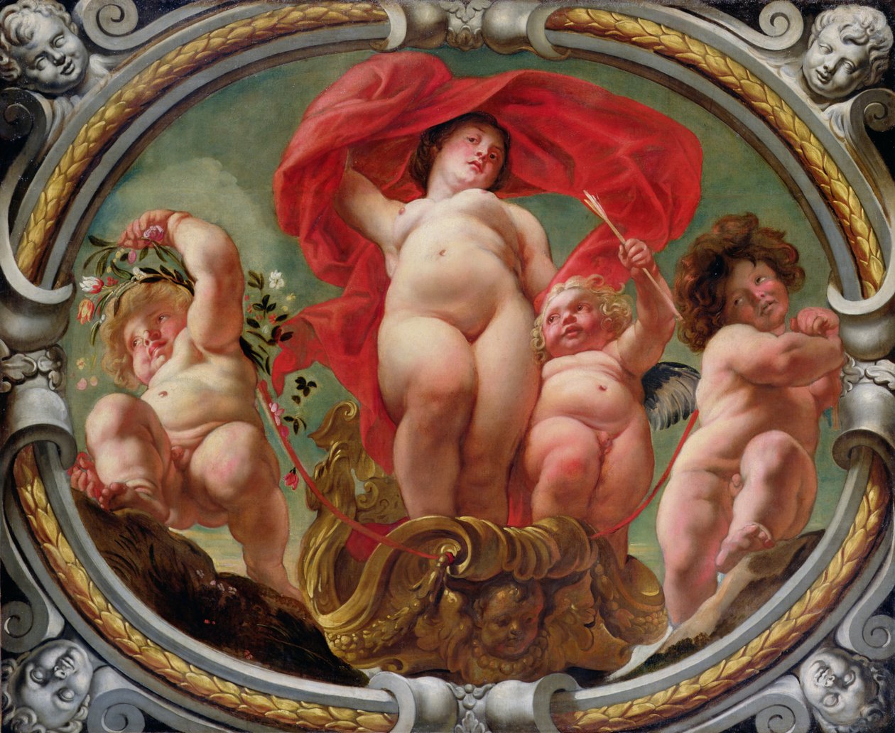 Tvillingerne, fra stjernetegnene (se også 196700 til 196711) af Jacob Jordaens
