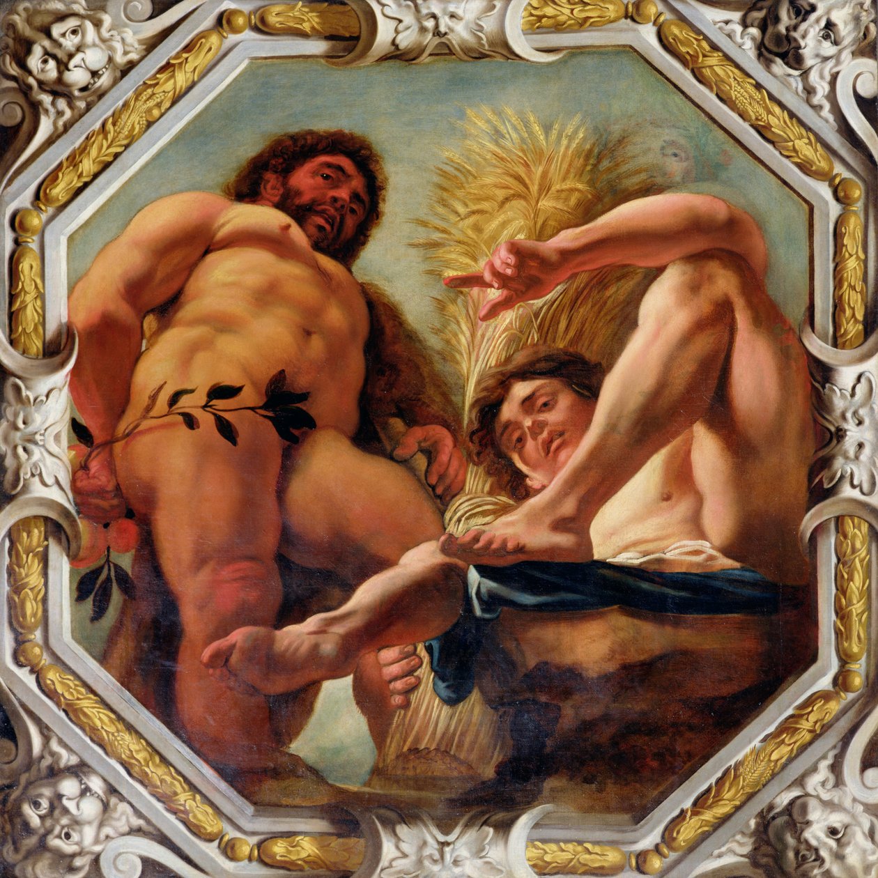 Løven, fra stjernetegnene (se også 196701 til 196711) af Jacob Jordaens