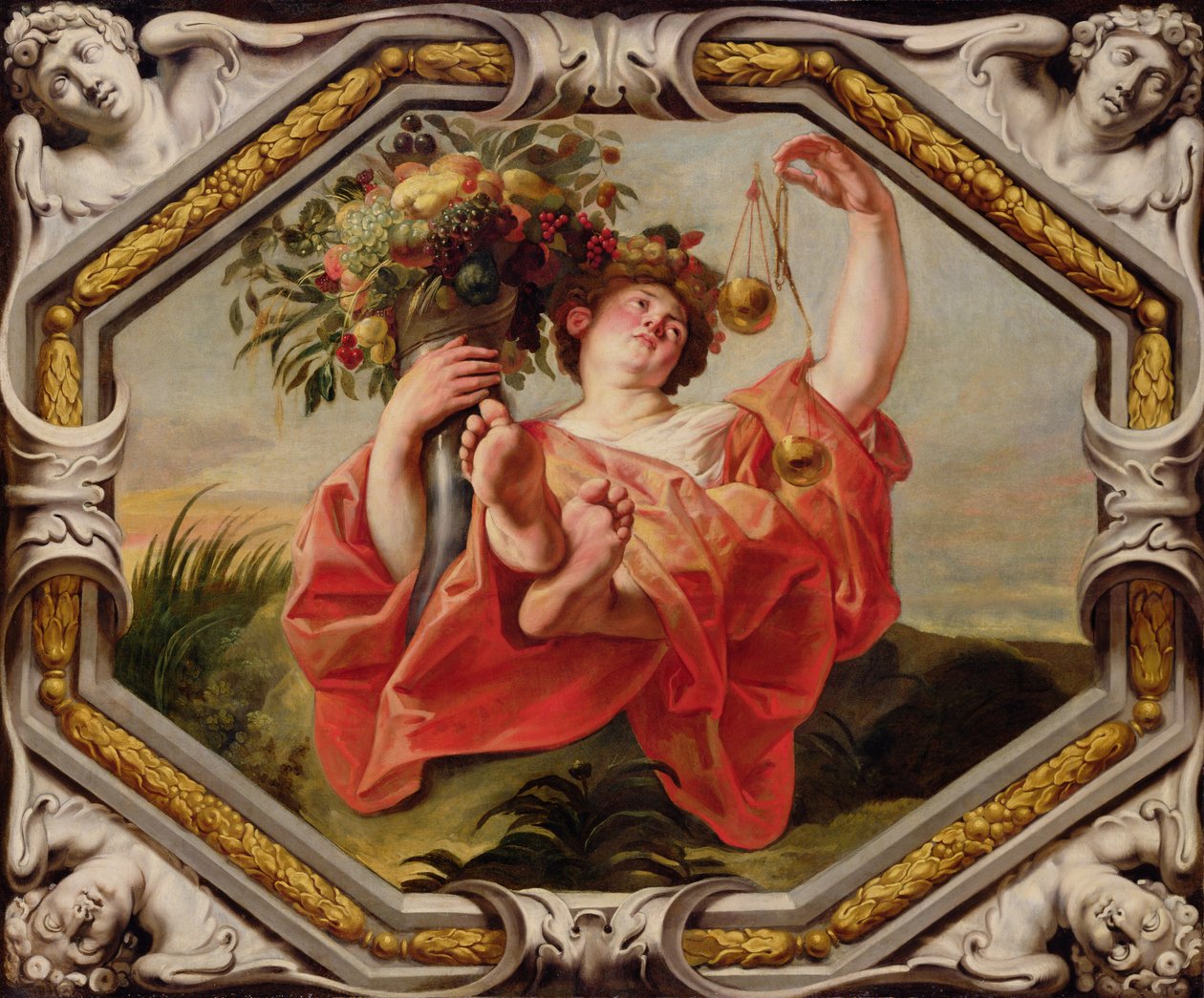 Vægten, fra stjernetegnene (se også 196701 til 196711) af Jacob Jordaens