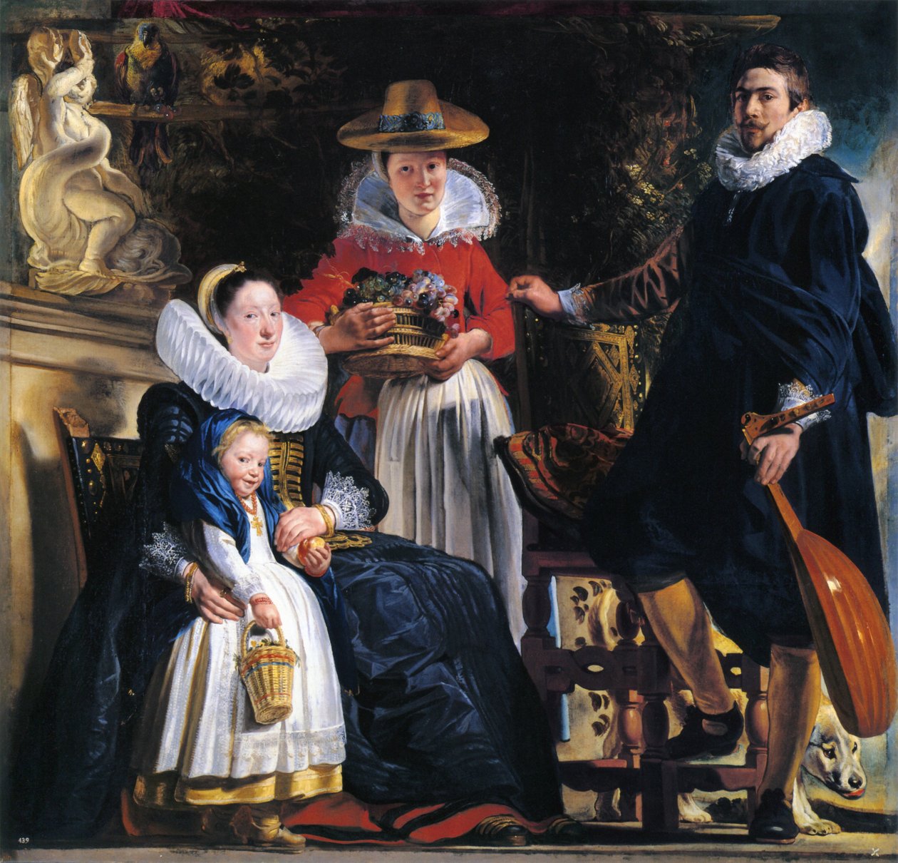 Kunstnerens familie af Jacob Jordaens