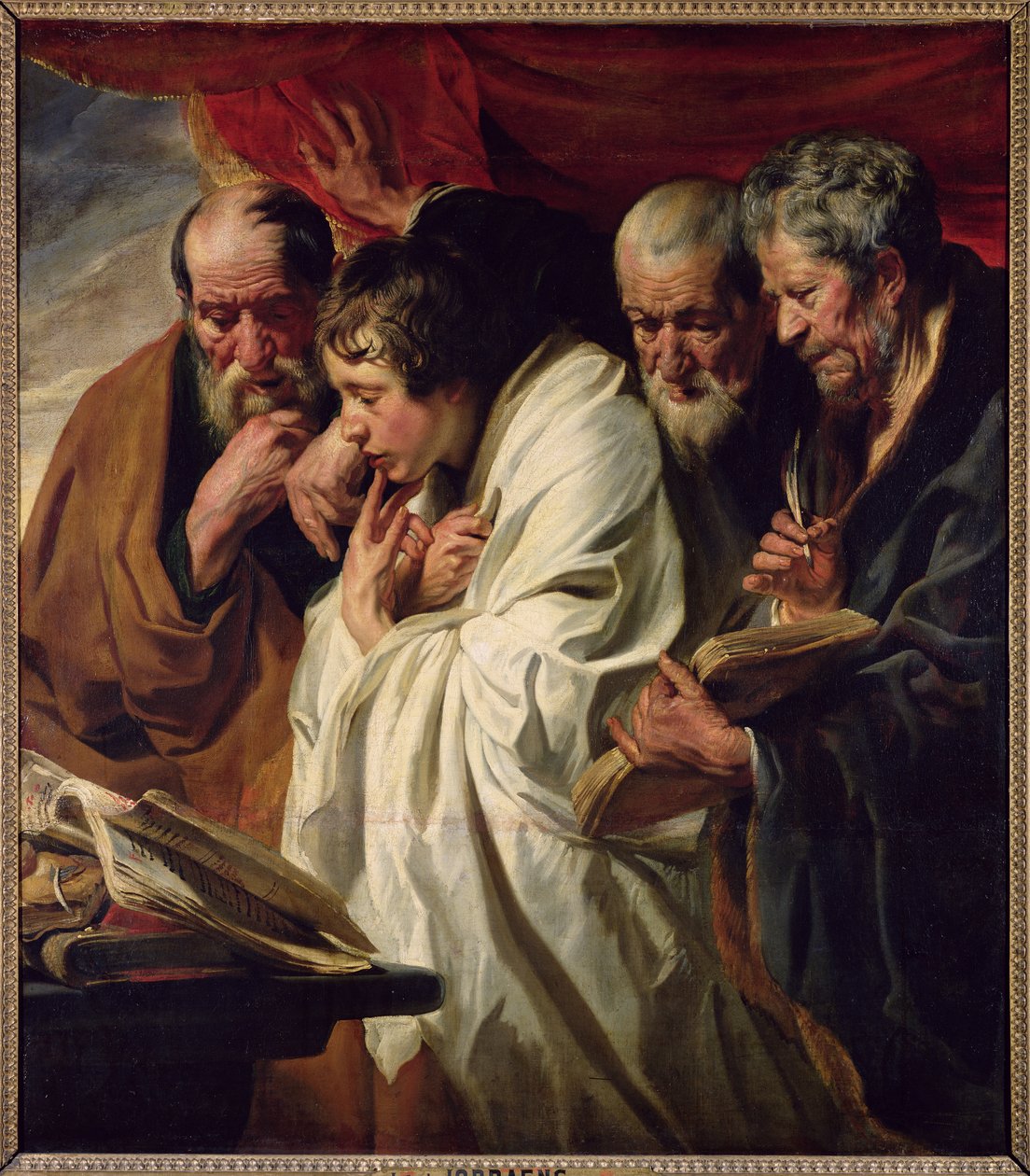 De fire evangelister af Jacob Jordaens
