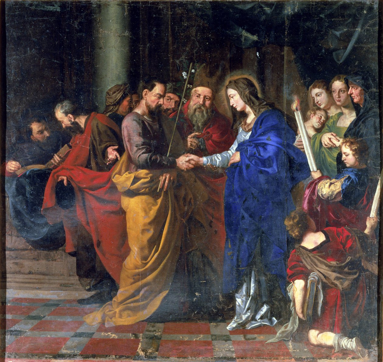 Jomfruens bryllup af Jacob Jordaens