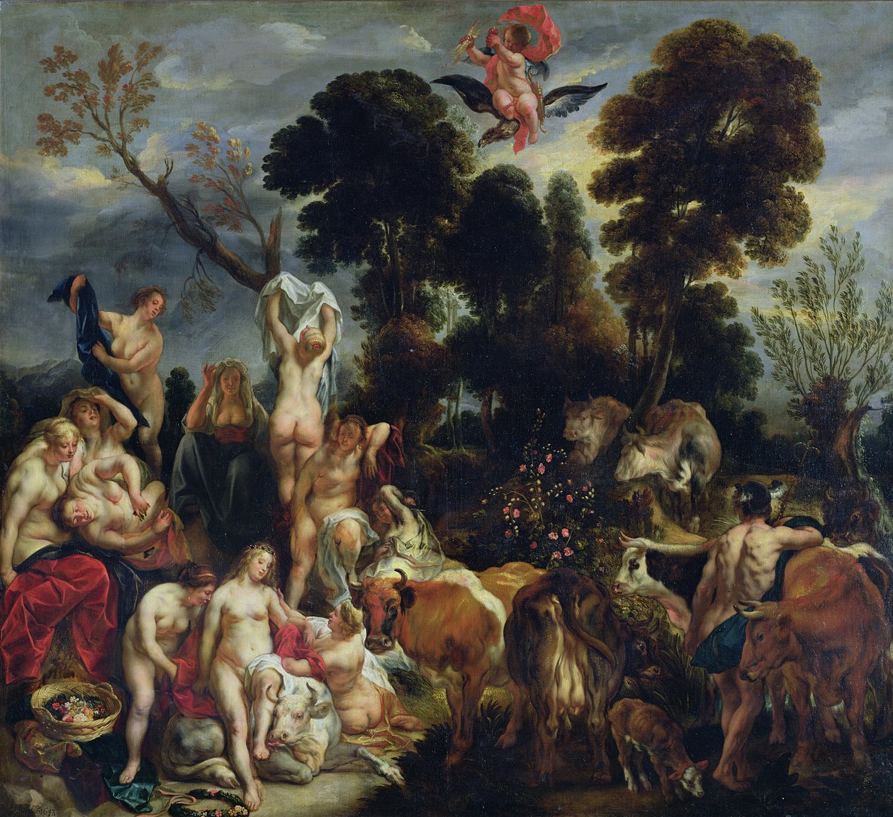 Europas voldtægt, 1643 af Jacob Jordaens