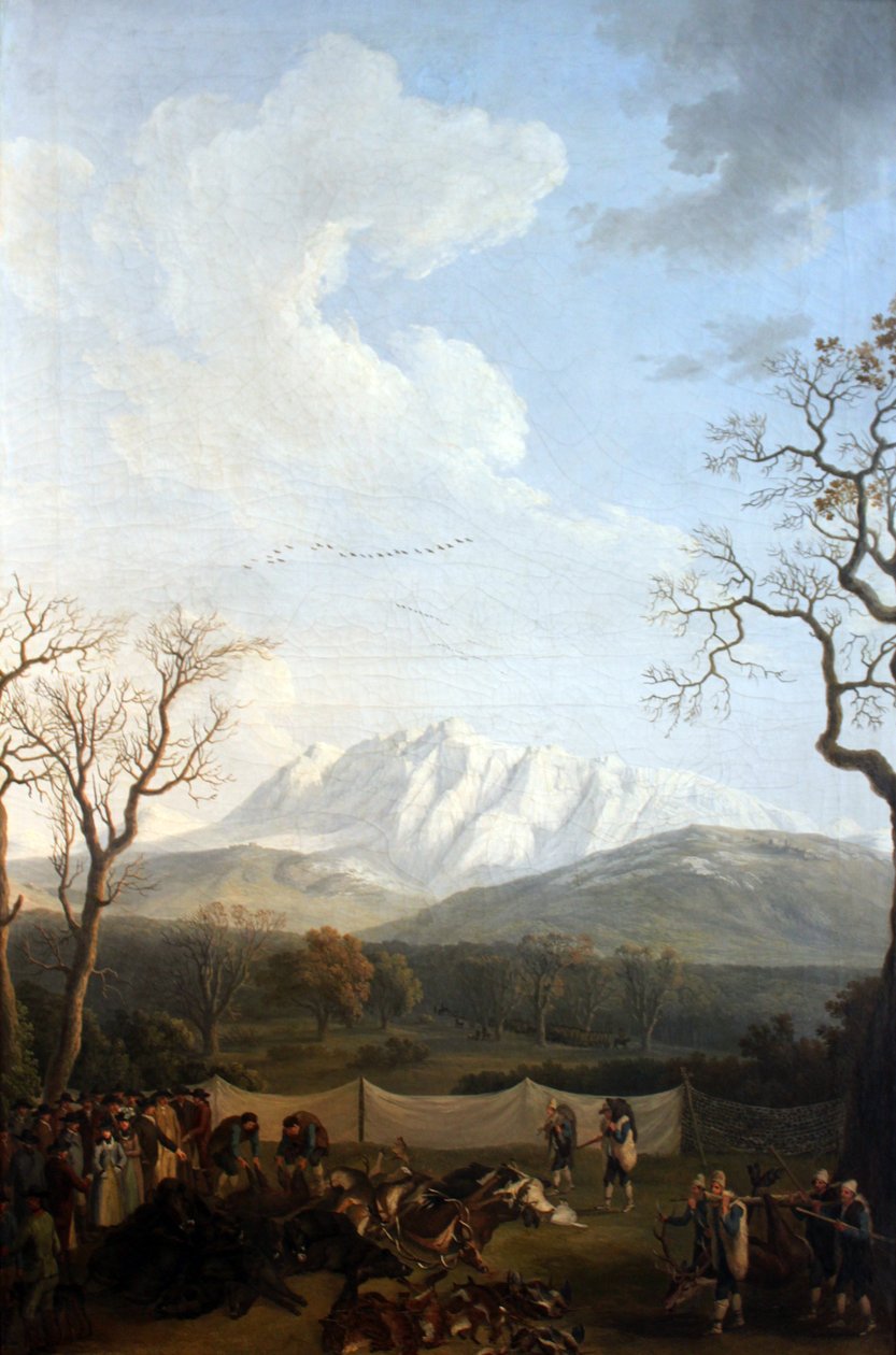 Vinteren af Jacob Philippe Hackert