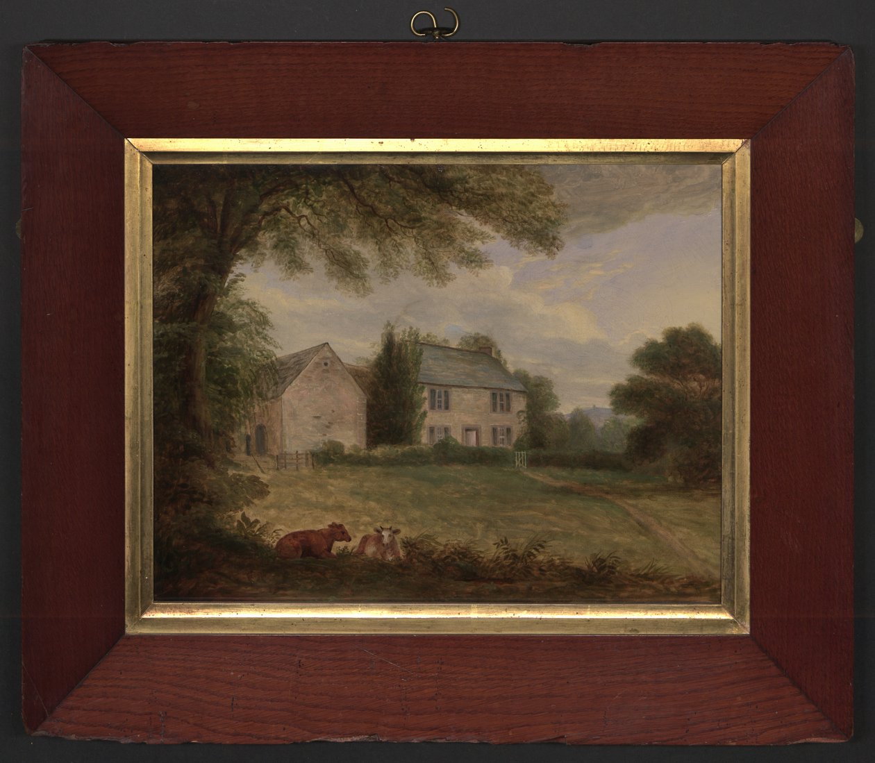 Thomas Wilkinsons hus i Yanwath, ca. 1822-29 af Jacob Thompson
