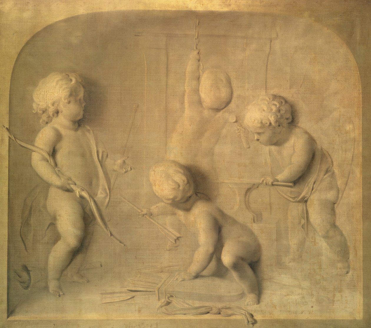 Putti Fashioning Amor
