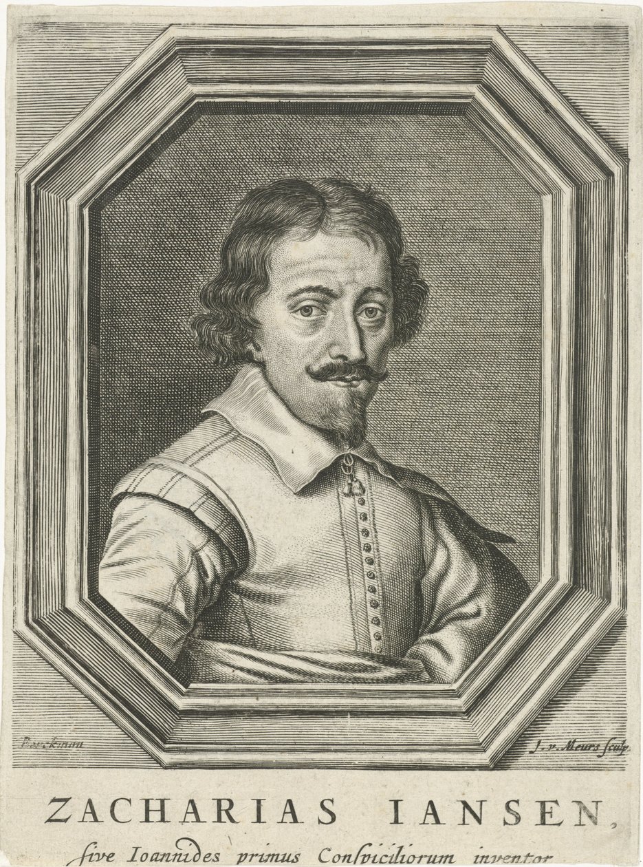 Portræt af Zacharias Jansen, 1655 af Jacob van Meurs