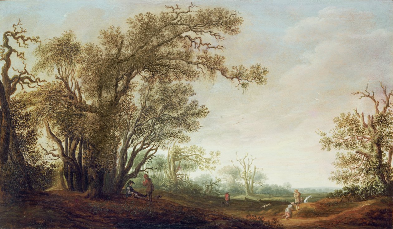 Figurer i et Landskab af Jacob van Mosscher