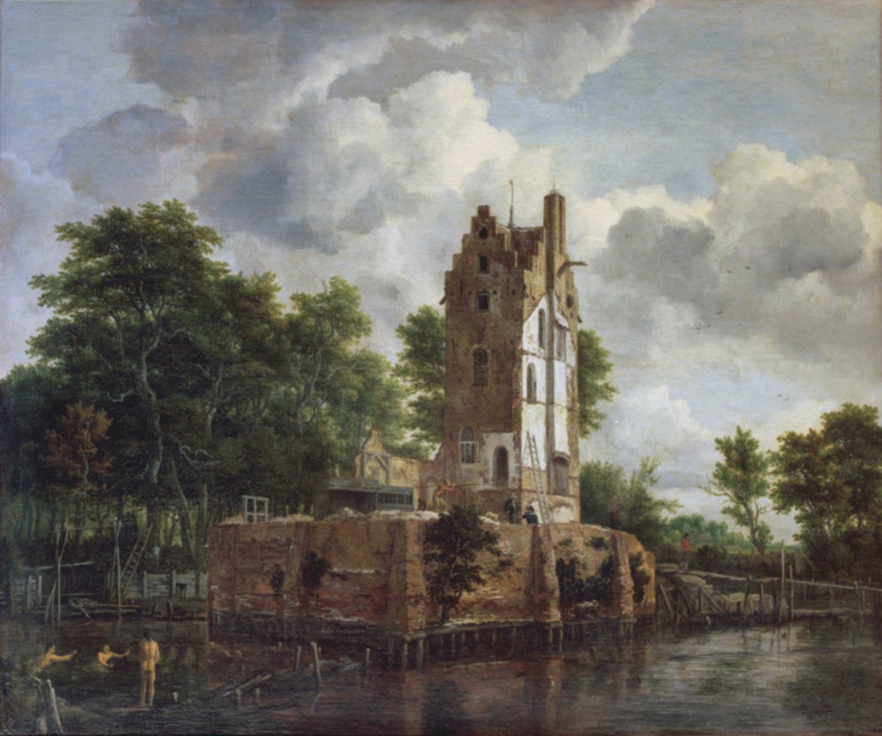 Kirketårnet af Jacob van Ruisdael
