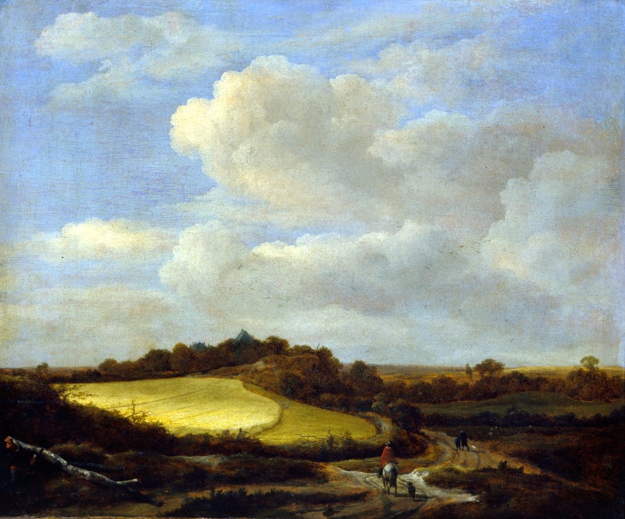 Hvedemarken af Jacob van Ruisdael