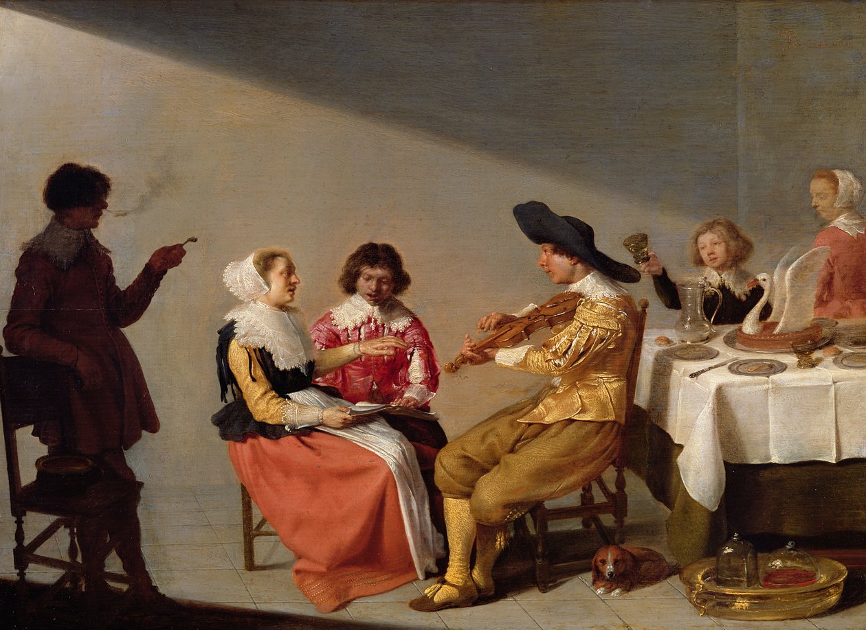 En musikalsk fest, 1631 af Jacob van Velsen