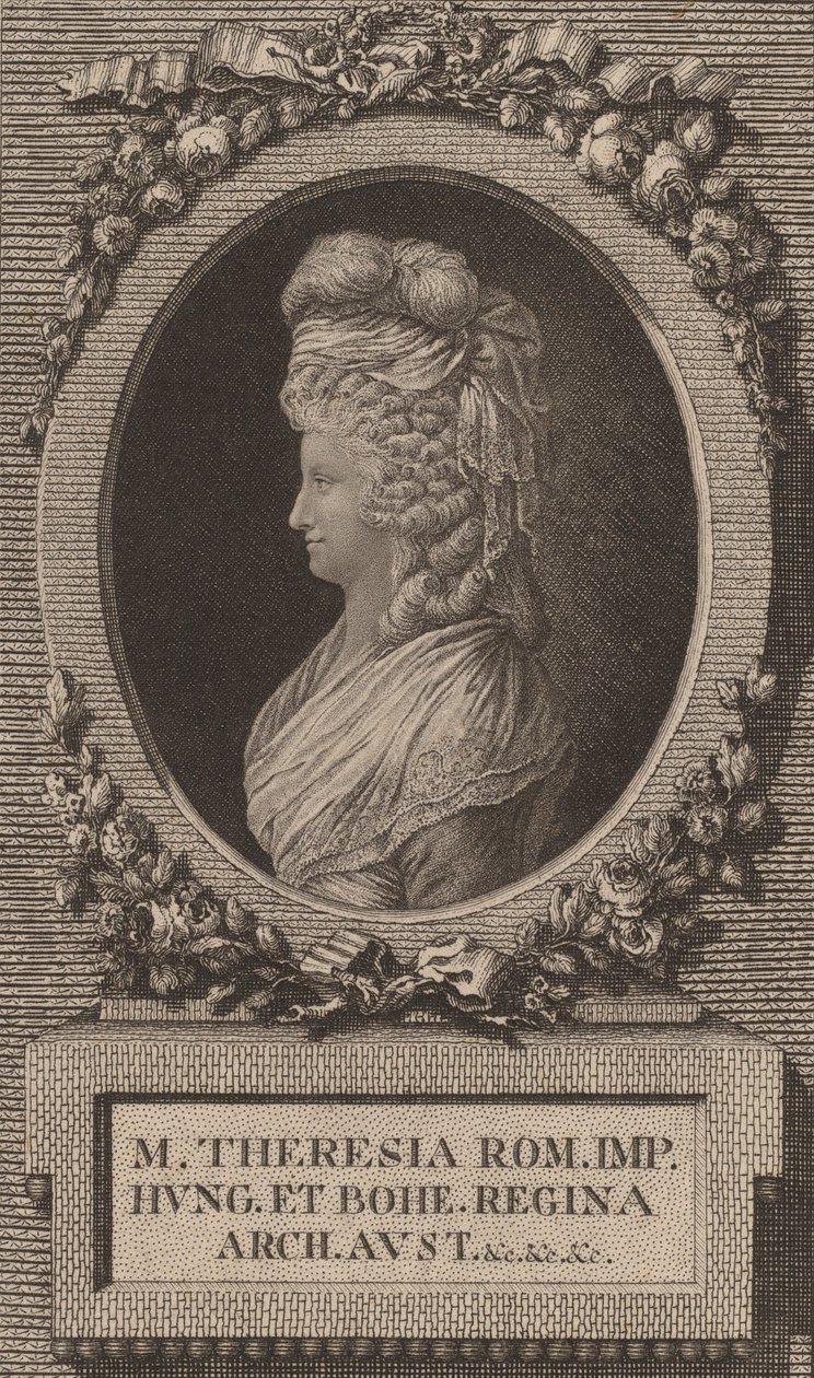 Marie-Thérèse, den hellige romerske kejserinde. af Jacob Adam