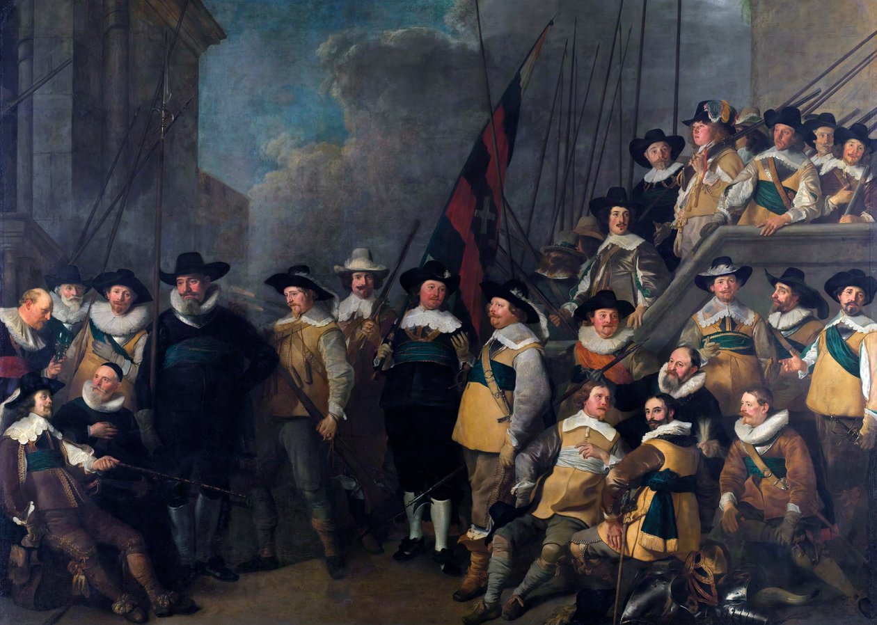 Officerer og mænd fra kaptajn Cornelis de Graeffs og løjtnant Hendrick Lauwrensz