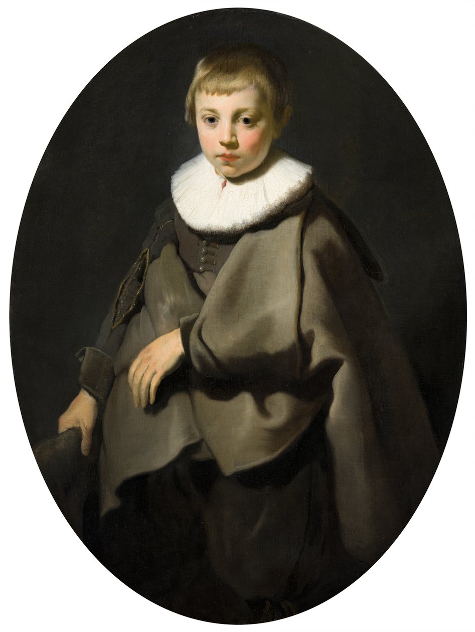 Portræt af en dreng i gråt, 1634 af Jacob Adriensz Backer