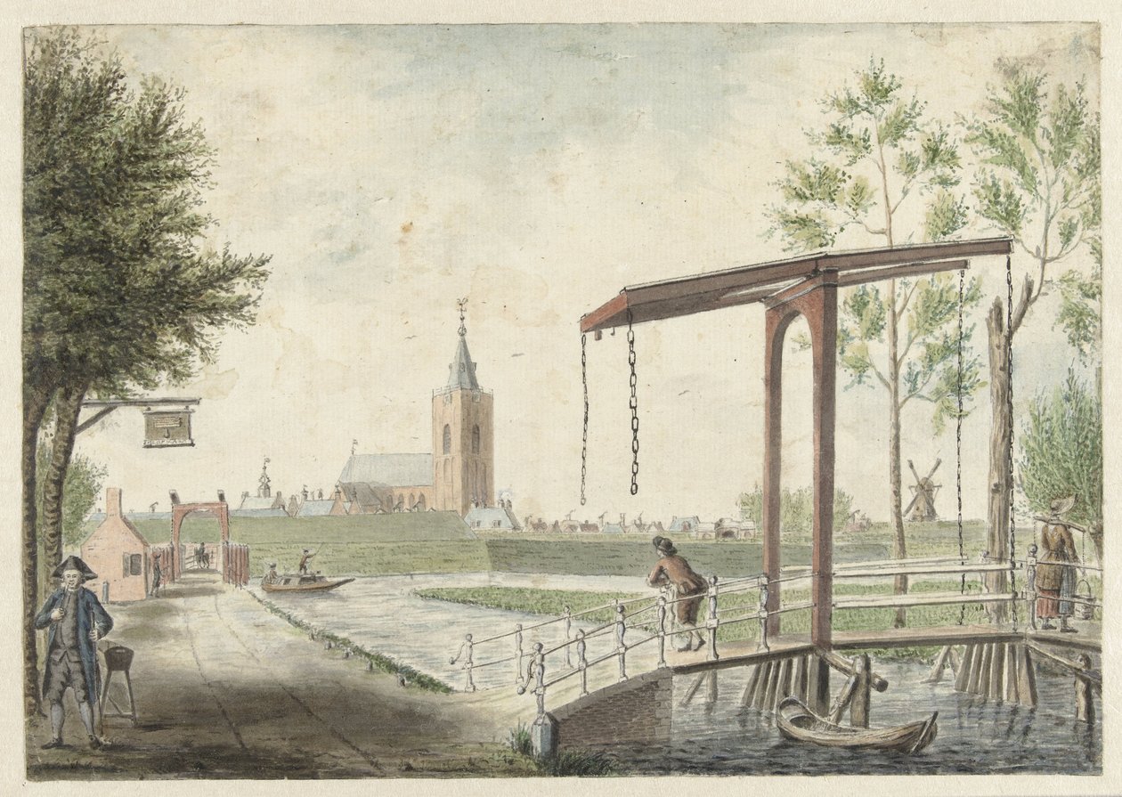 Udsigt over Naarden af Jacob Bolten