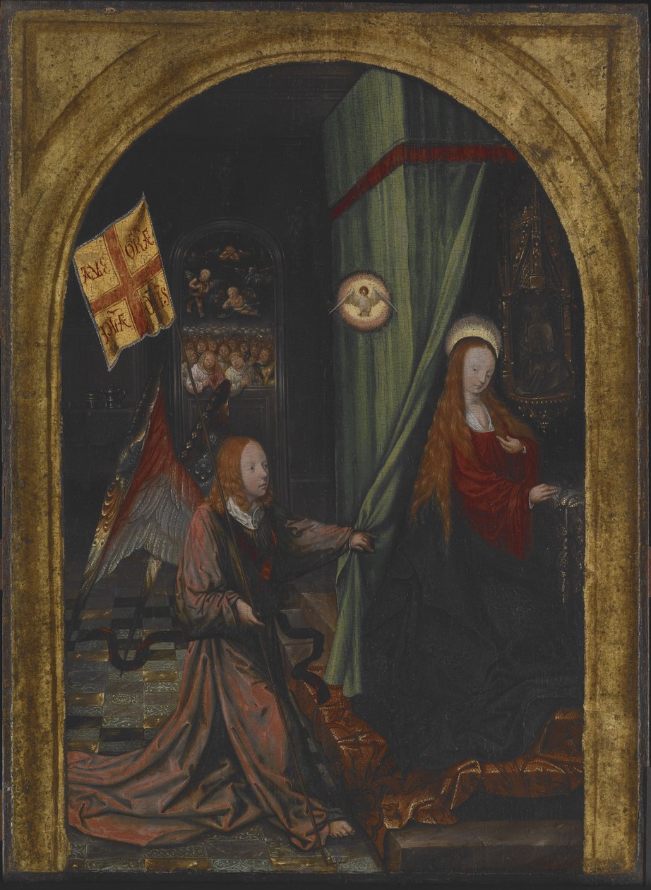 Bebudelse, ca. 1508 (olie på træ) af Jacob Cornelisz van Oostsanen