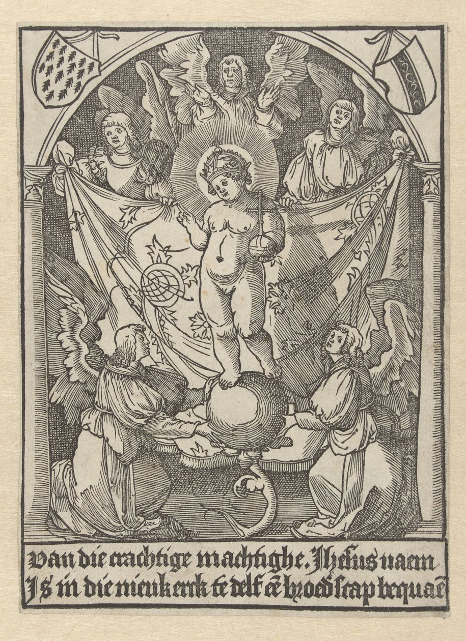 Bøntryk for Jesu broderskab af Jacob Cornelisz van Oostsanen