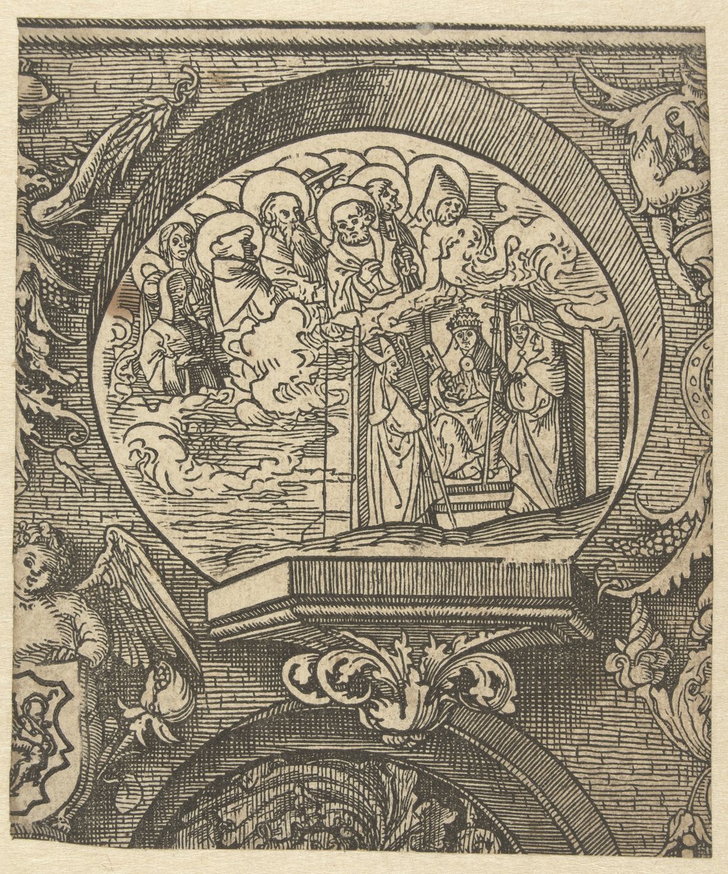 Den katolske kirke og de helliges samfund The Creed (serietitel) af Jacob Cornelisz van Oostsanen