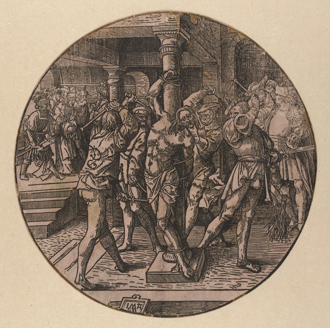Kristi svøbe The Round Passion (serietitel) af Jacob Cornelisz van Oostsanen
